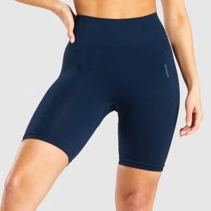 Gymshark Flex Blue Cycling Shorts NWT SMALL